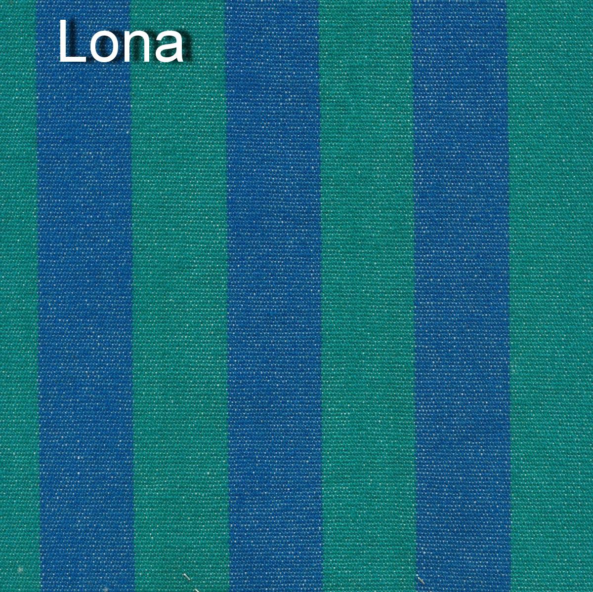 lona verde azul