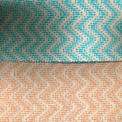 Zigzag bicolor crudo turquesa crudo naranja